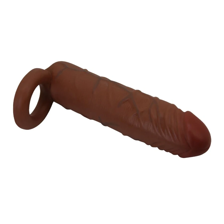 PRETTY LOVE - MANGA PENIS KAILE COM EXTENSÃO DE 2,5 CM MULATO